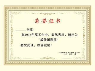 榮譽(yù)證書4